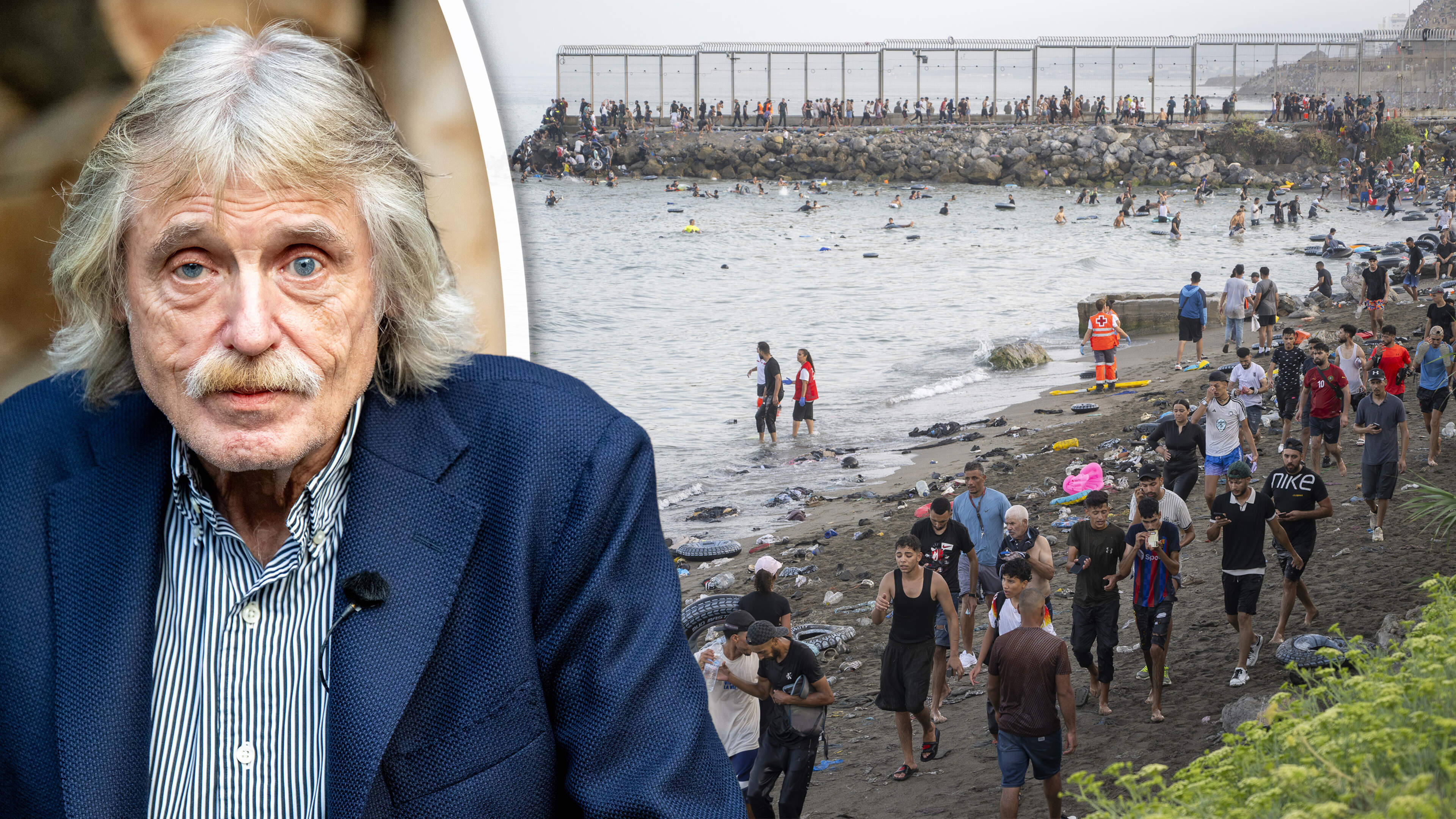 Johan Derksen: er komt een tsunami aan gelukszoekers aan